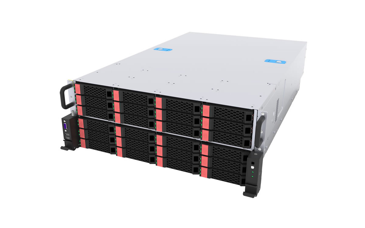 4U熱(rè)插拔服務器機(jī)箱36盤